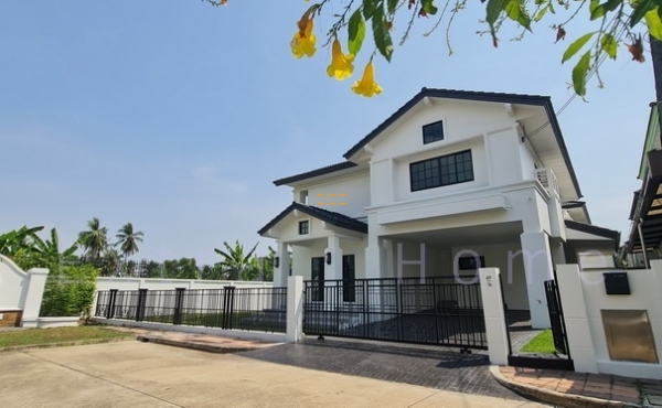 ขายบ้านเดี่ยว ม.ราชพฤกษ์ บางบอน4 หลังริม 102 ตรว. สภาพใหม่