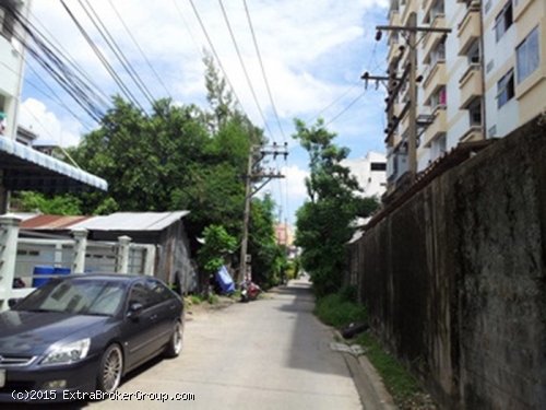 ขายที่ดิน ซ.มหาดไทย รามคำแหง65 เนื้อที่ 47 ตรว.ถมแล้ว เหมาะปลูกหอพัก-บ้านอยู่อาศัย 